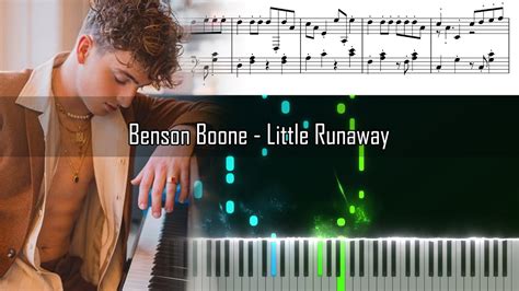 Benson Boone Little Runaway Best Piano Tutorial Cover Youtube