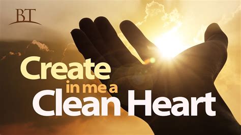 Beyond Today Create In Me A Clean Heart Youtube