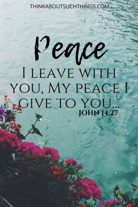 Bible Verses About Peace