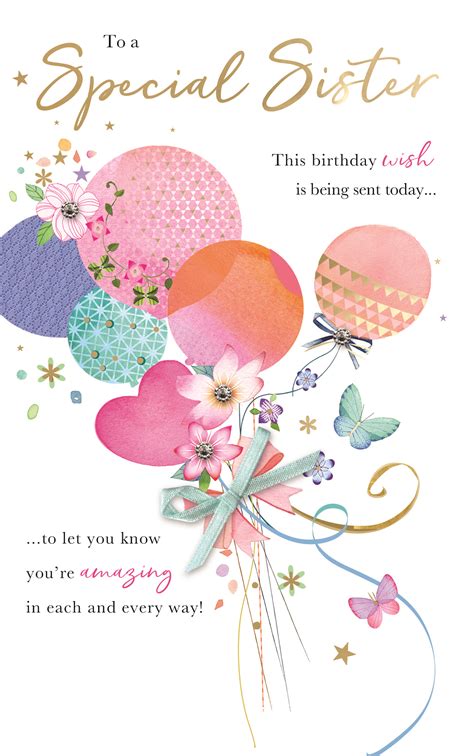 Birthday Greeting Cards For Sister