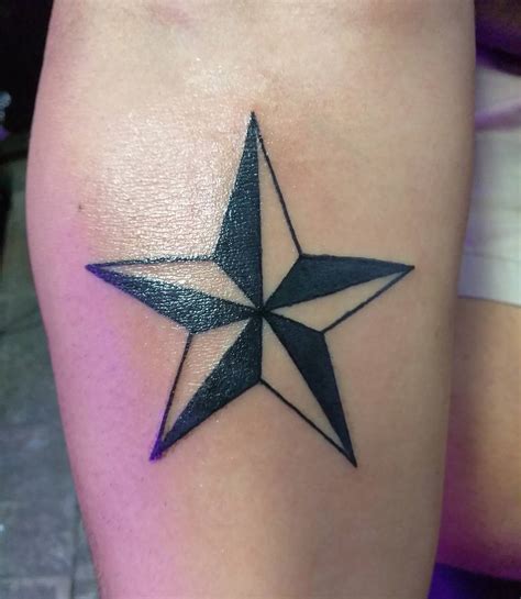 Black Star Tattoo Designs