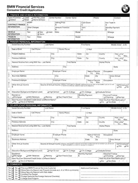 Bmw Financial Services Credit Complete With Ease Airslate Signnow
