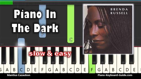 Brenda Russell Piano In The Dark Slow Easy Piano Tutorial Acordes