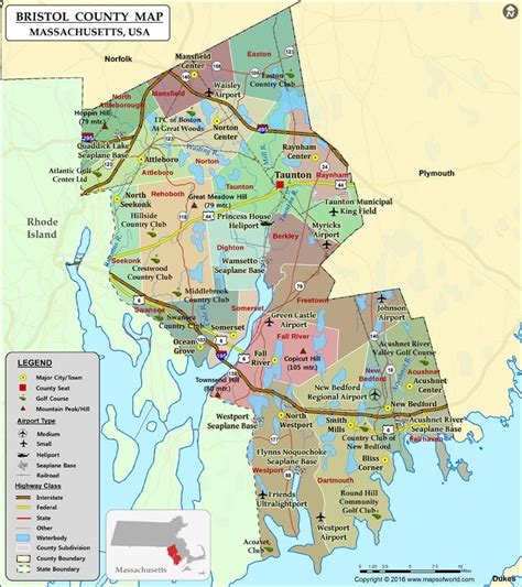 Bristol County Map