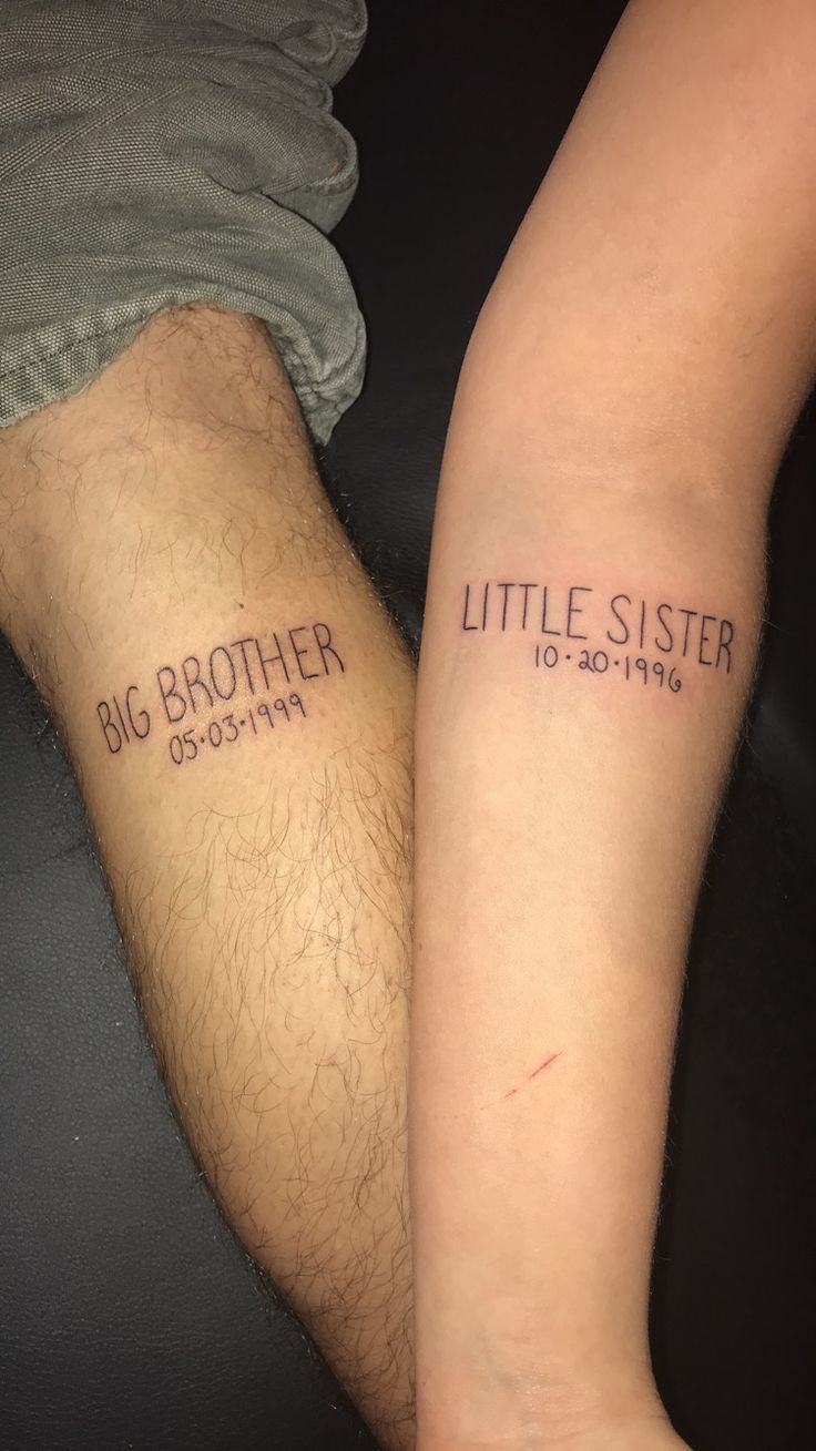 Bro And Sister Tattoo Ideas