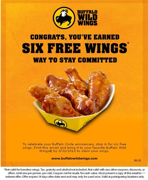 Buffalo Wild Wings Coupons