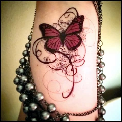 Butterfly With Swirls Tattoos Arm Tattoo Sites