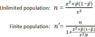 Calculate Sample Size Calculator