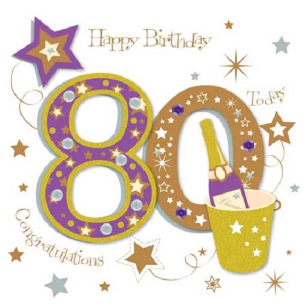 Card 80Th Birthday