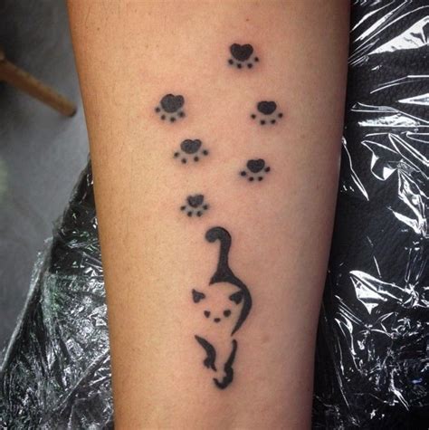 Cat Tattoo Paw Print