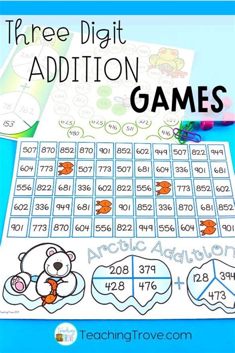 Check Out These Free Three Digit Addition Games They Re Great For Your