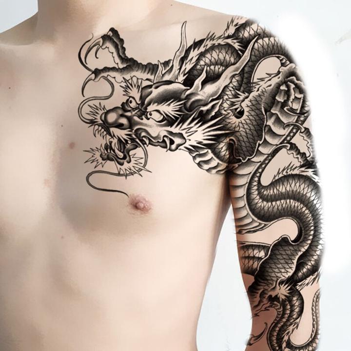 Chest Tattoo Dragon