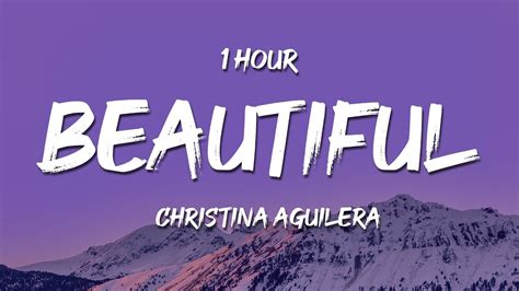 Christina Aguilera Beautiful 2022 Version Lyrics Youtube