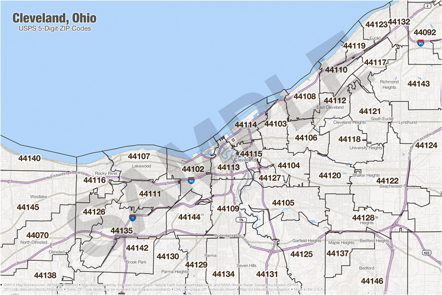 Cleveland Ohio On Map Cleveland Zip Code Map Lovely Ohio Zip Codes Map Maps Directions