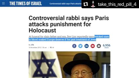 Controversial Rabbi Says Paris Attacks Punishment For Holocaust The