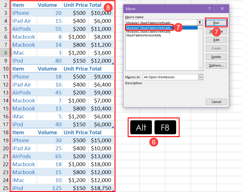 Copy Image With Tables For Excel