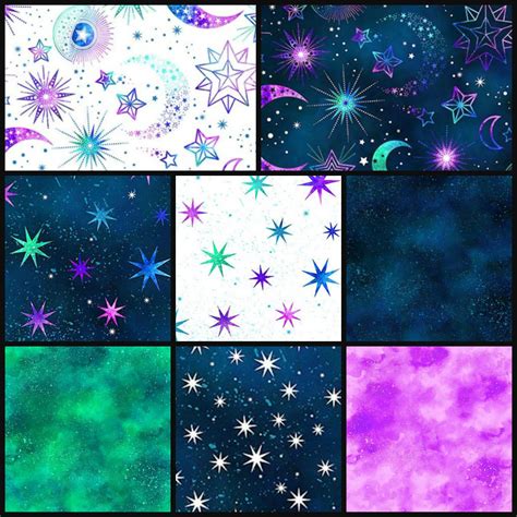 Cosmic Universe Digitally Printed Fabric By Northcott