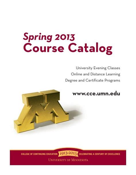 Course Catalog College Of Continuing Education University Of