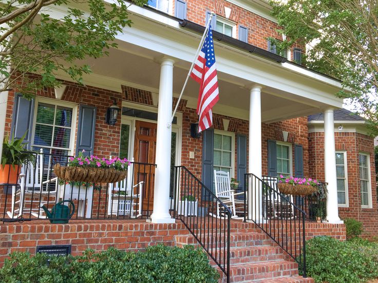 Create A Traditional American Entrance To Your Brick Home With A Classic Brick Stairway Brick