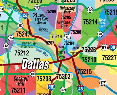 Dallas Ft Worth Zipcode Map Dfw Zip Code Map Dfw Zipcode Map