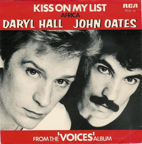 Daryl Hall John Oates Kiss On My List Lyrics Youtube