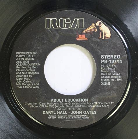 Daryl Hall John Oats 45 Rpm Adult Education Maneater Amazon Com Music