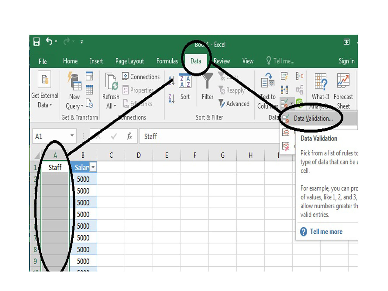 Data Validation In Excel Ms Excel Data Validation How To Validate