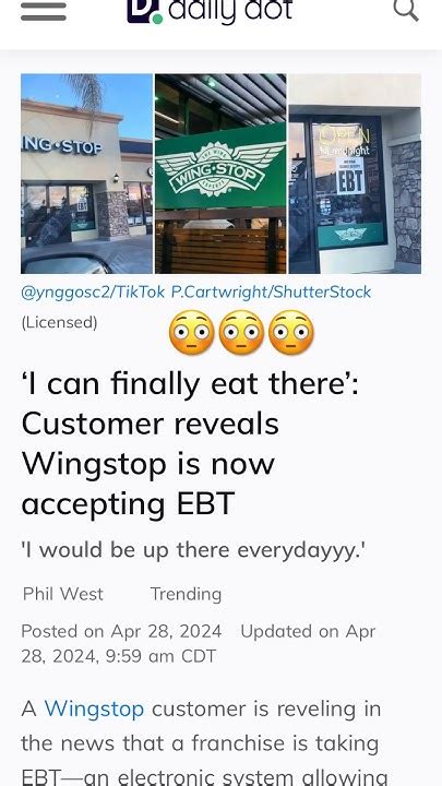 Doordash Wingstop Offering Delivery For Ebt Recipients The End Of