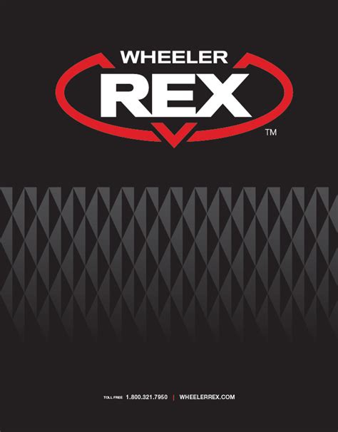 Download Our Catalog Wheeler Rex