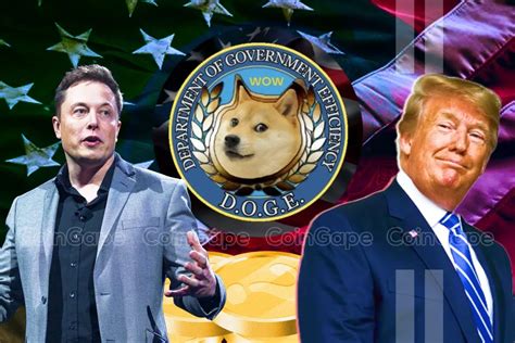 Elon Musk And Donald Trump Doge Department Of Government Efficiency