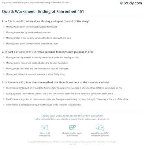 Ending Of Fahrenheit 451 Summary Analysis Study Com