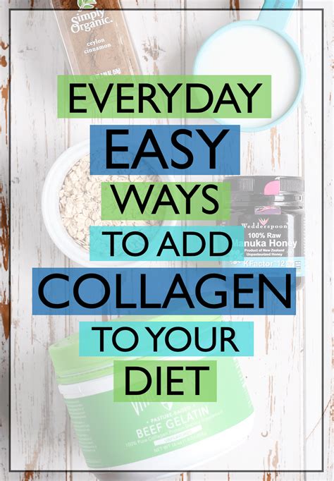 Everyday Easy Ways To Add Collagen To Your Diet Fit Mitten Kitchen