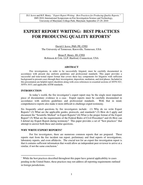 Expert Report