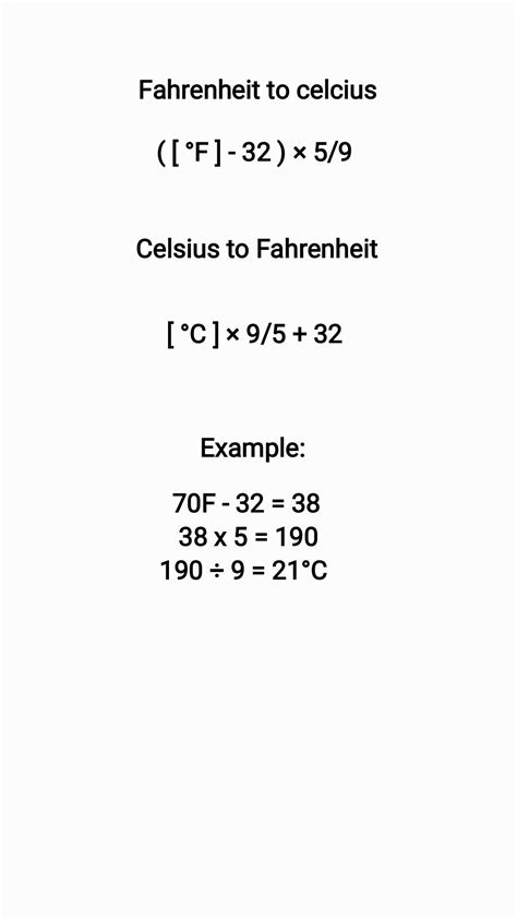 Fahrenheit To Celsius Conversion Dosage Calculations Chemistry