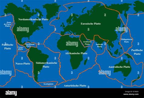 Fault Lines On World Map