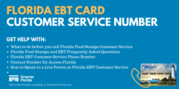 Florida Ebt Customer Service Number Smarter Florida