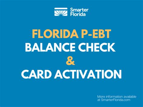 Florida P Ebt Balance Smarter Florida