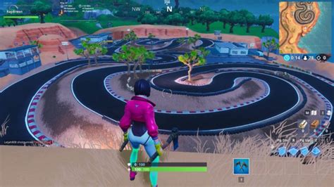 Fortnite Season 9 Desert Snowy Amp Grasslands Race Track Locations