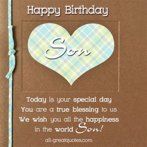 15+ Happy Birthday Wishes: Celebrate Your Son's Special Day - IMMUNO ...