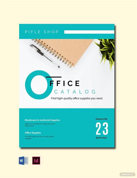 Free Office Solutions Catalog Template Indesign Word Template Net