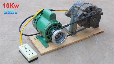 Generate Electricity From Motor