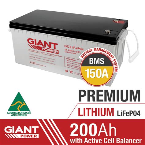 Giant 200Ah Lithium Deep Cycle Battery 200Ah Lithium Battery