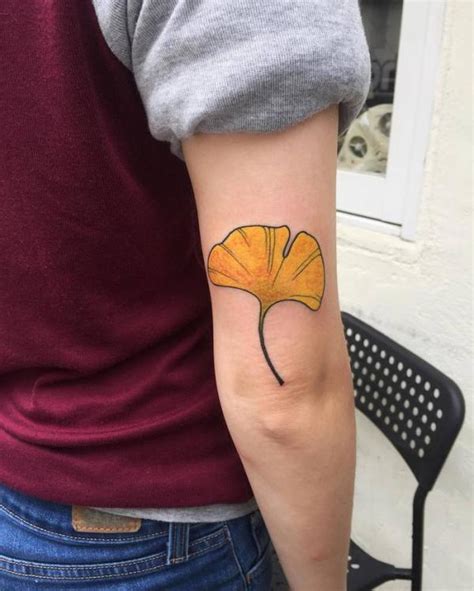 Ginkgo Leaf Tattoo A Symbol Of Resilience And Beauty