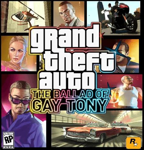 Grand Theft Auto Iv The Ballad Of Gay Tony Artwork