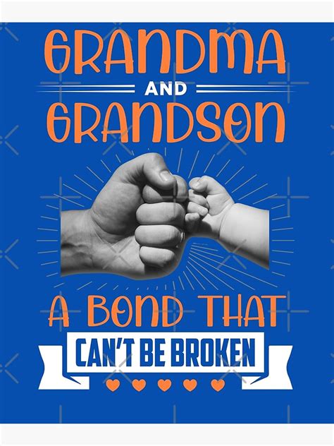 Grandma And Grandson Quotes Poster For Sale By Northern Hut Redbubble