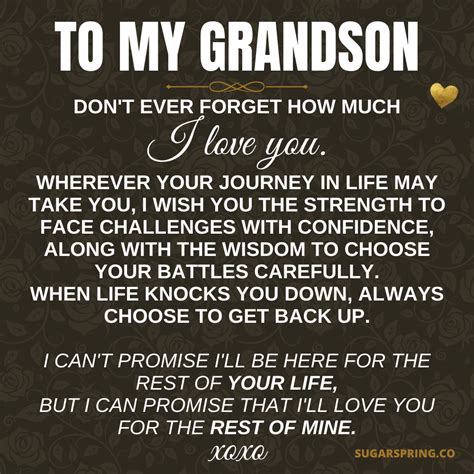 Grandson Don T Ever Forget How Much I Love You Grandson