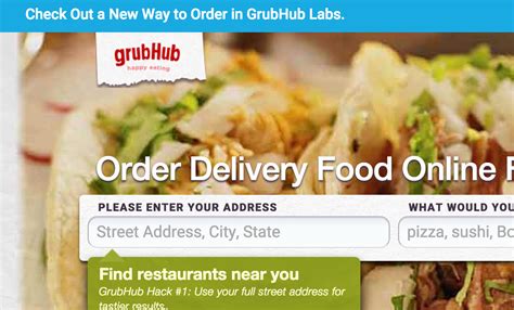 Grubhub Now Also Wants To Deliver Food To Your Door Consumerist