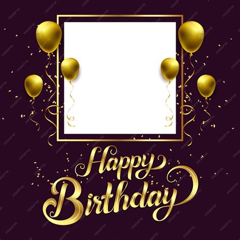 Happy Birthday Card Create Online Photo Frame Wishes Customize