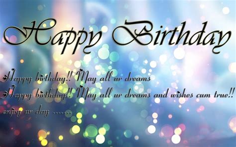 Happy Birthday Wishes Quotes Sms Greetings