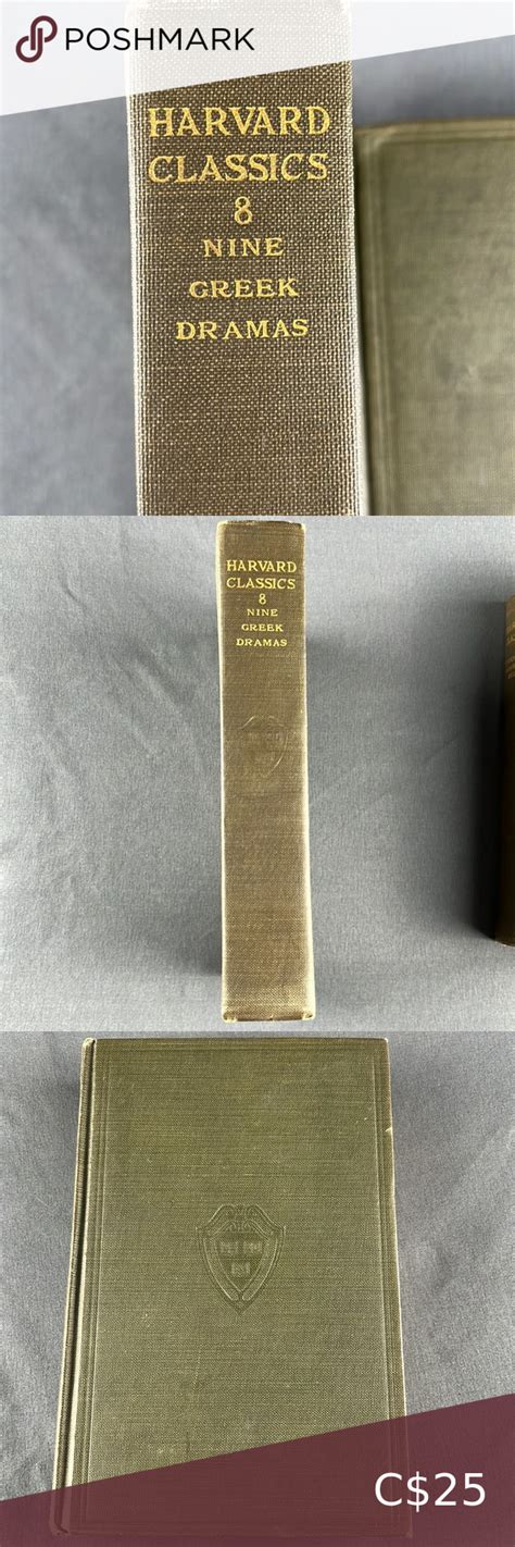 Harvard Classics Volume 8 Collier Son New York 1909 Vintage Book